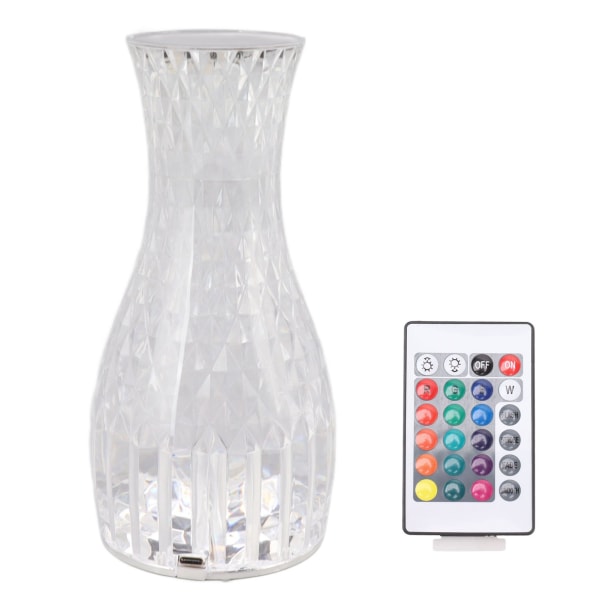 Krystal Diamantlampe Kronblad Rose Lys og Skygge Diamant Touch Lamper RGB16 Farve Til Soveværelse Stue