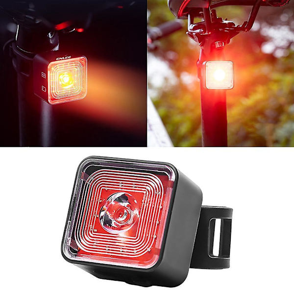3 x Cykellygte Forbremselygte USB Genopladelig til Cykel E105R bag