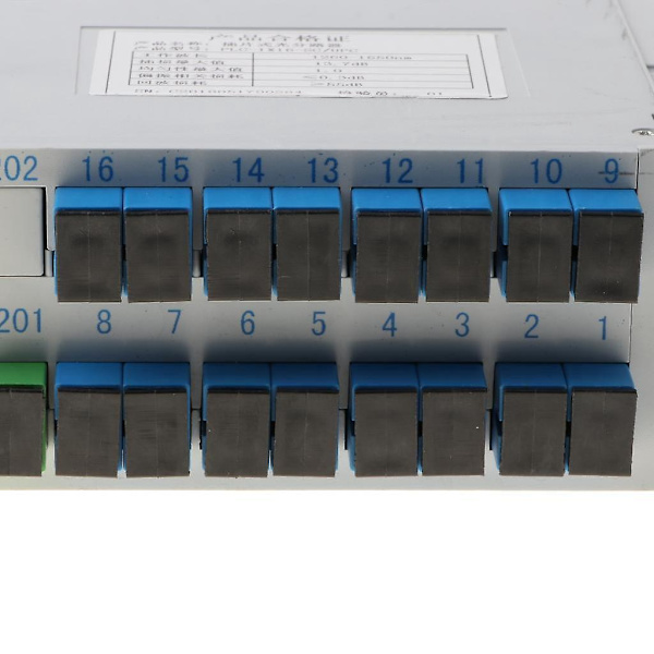 2 x 1 till 16 SC/UPC Insatt PLC Fiber Optisk Splitter FTTH Fiber Splitter-
