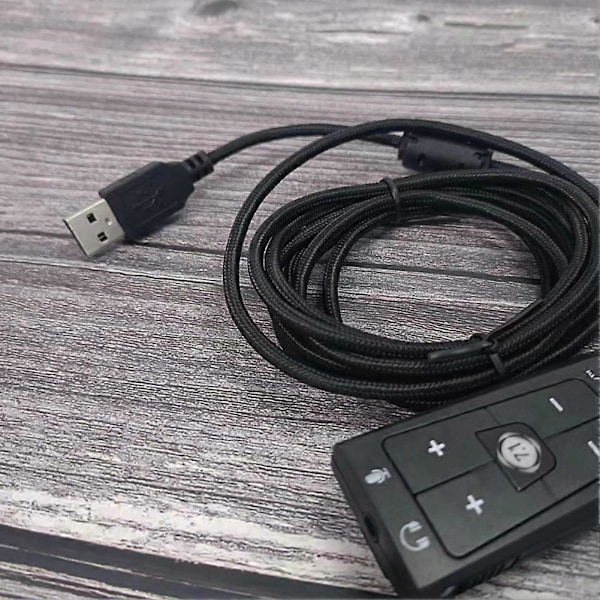 Päivitä kuulokemikrofonisi USB-ulkoisella äänikortilla 3,5 mm:ksi Black29