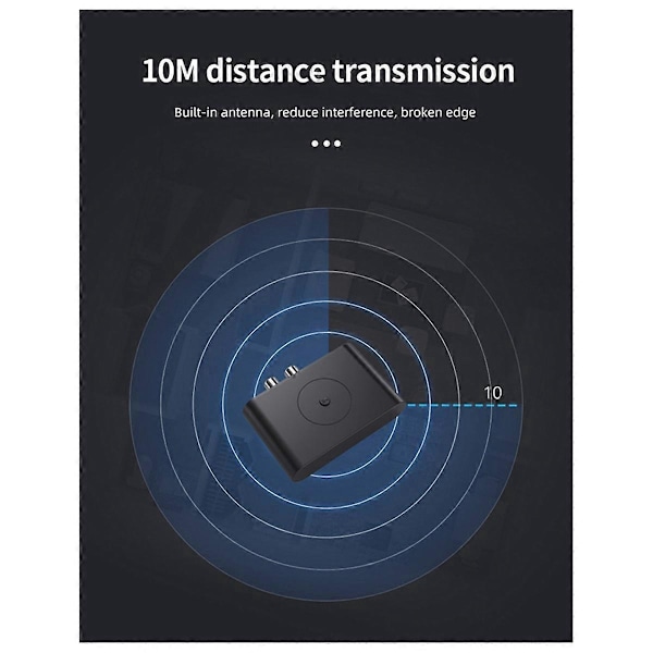 Bluetooth 5.3 Audio Receiver Jack Stereo Musik Trådløs Adapter