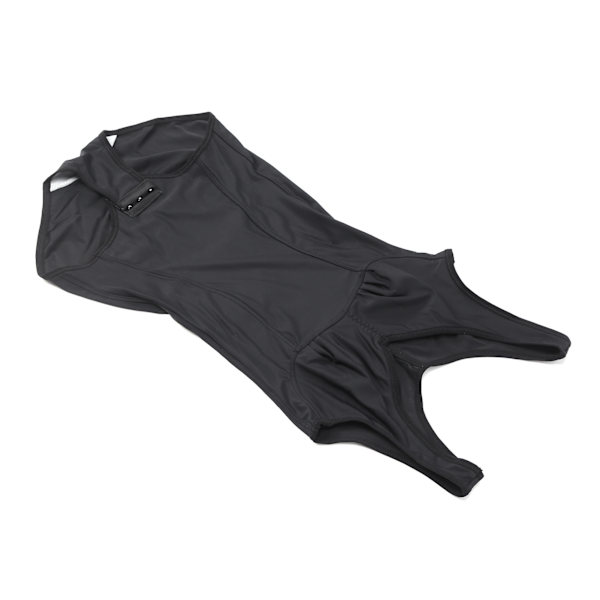 Kvinder taljetræner Tummy Control Bodysuit Slankende kropsform med bh (sort) L
