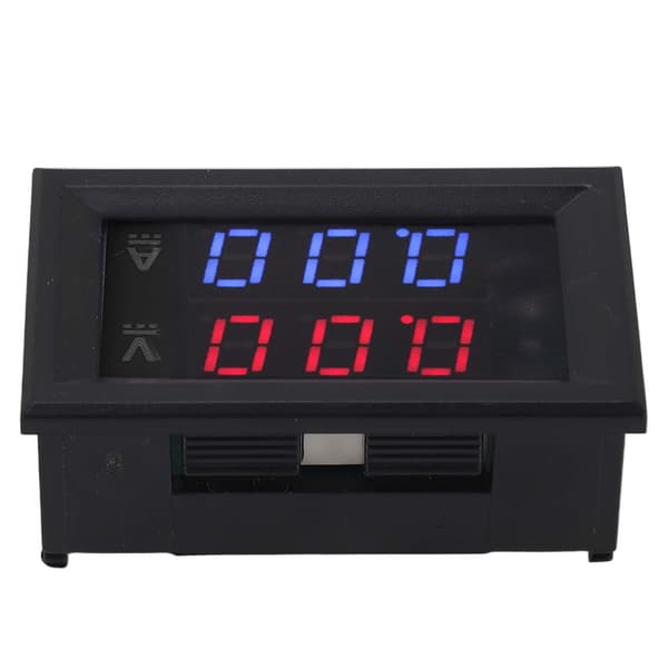 Spenning Strømmåler Digital Voltmeter Amperemeter Volt Tester Amp Detektor LED Strømovervåking Måler DC0‑100V 10A