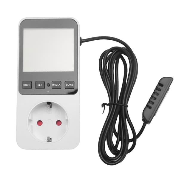 Humidity Controller, Temperature Controller Socket 230 V, Temperature Switch, Socket Thermostat Switch EU Plug