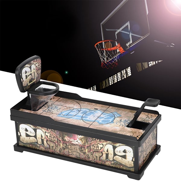 Basket Coin Shooting Pengar Spara Bank Box Barn leksak Gift Desktop Game