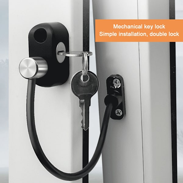 Tykkere Vindustopper Lås Barnebeskyttelse Kjøleskap Limiter Baby Infant Security