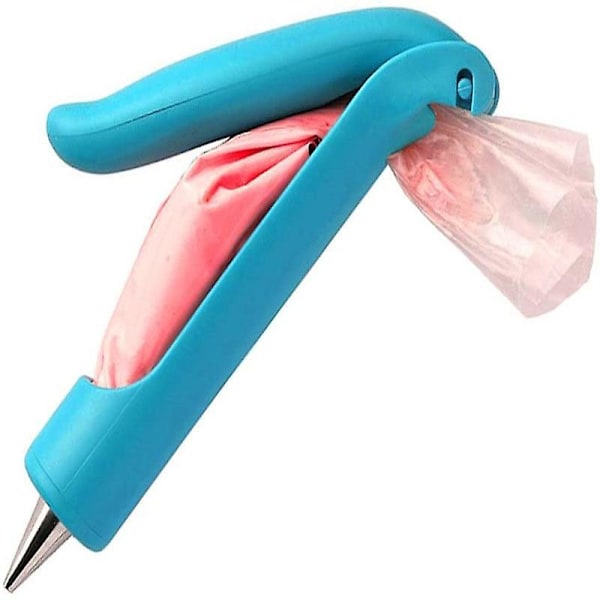 Kakedekorasjonspennsett - DIY Pastry Icing Piping Tool med Blå Pose