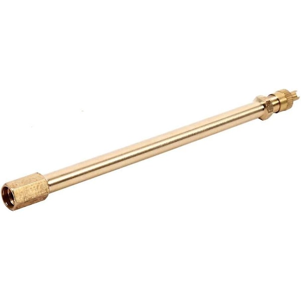 Messinkinen rengasventtiilin jatkopala - 140 mm jatkopala täyttöventtiilille