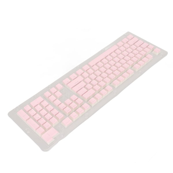 PBT Tangentbord Hög Låg Layout Dubbellager 2 Färg 108 Tangenter Mekaniska tangentbord för 61 87 104 108 Tangentbord Rosa