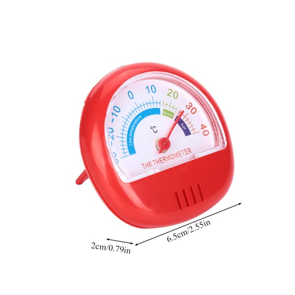 Kjøleskap Fryser Termometer Stor Skivetermometer (Mekanisk Rød)