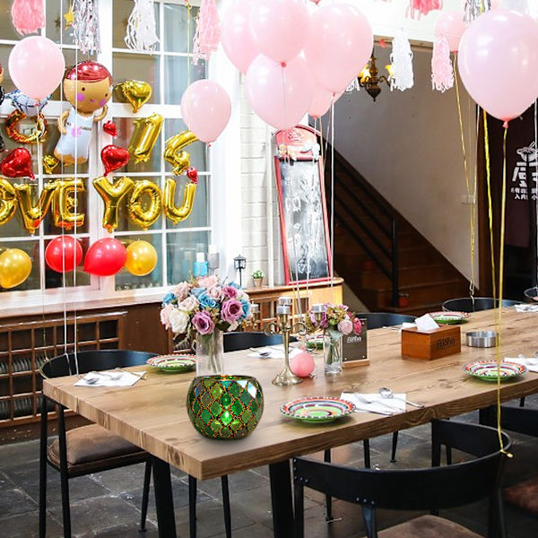 Ljushållare i glas DIY Rökelse Ljuskopp Suckulent blomkruka Pennhållare för bröllopsfester Heminredning