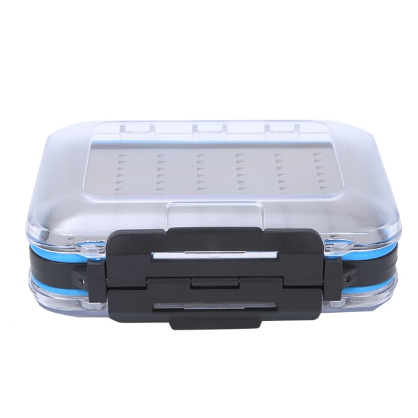 ABS Vattentät Dual Layer Flugfiske Box Flugor Case Lure Simulering Fiskbete Förvaring