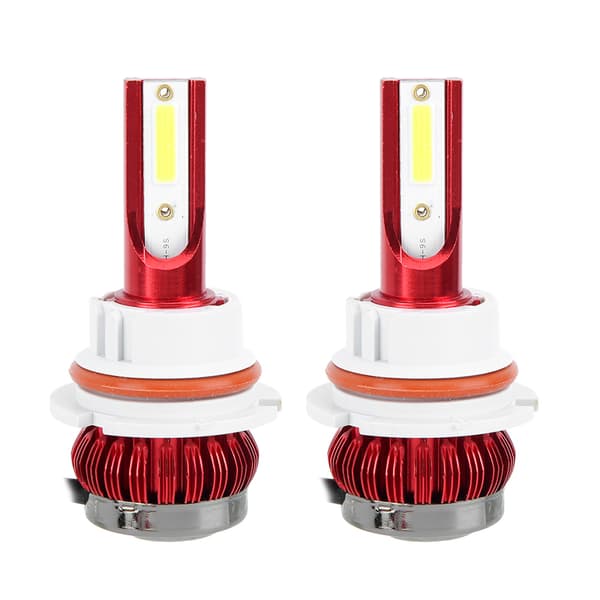 2 stk. C7 9007 Bil LED Forlygte 6000K Super Lys IP68 Vandtæt Forlygte