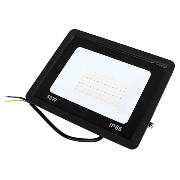 Färgförändrande LED-strålkastare för utomhusbruk, LED-scenbelysning, Bluetooth-smarta strålkastare för Tuya APP-kontroll 220V 50W RGB
