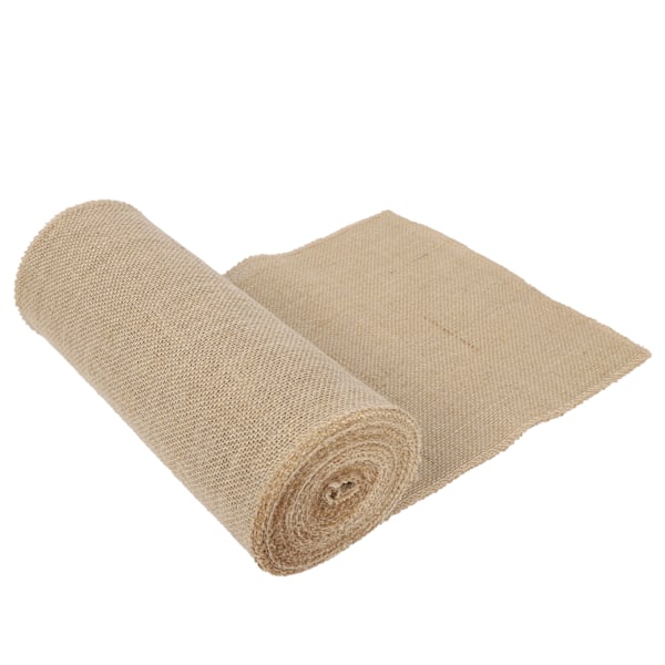 Juteväv rulle handgjord juteband DIY tyg bröllop hantverk material 10 meter 30 cm
