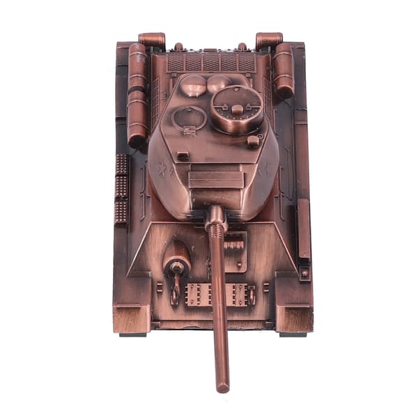Tankmodeldekoration Multifunktionelt Retro Design Slidstærke Militærtankpynt til Gaver Souvenirs Samlinger
