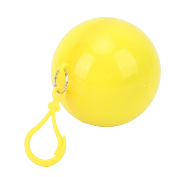 Regnponchos Regnrock för engångsbruk PVC Regnskydd med boll för nödresor till bergsklättring