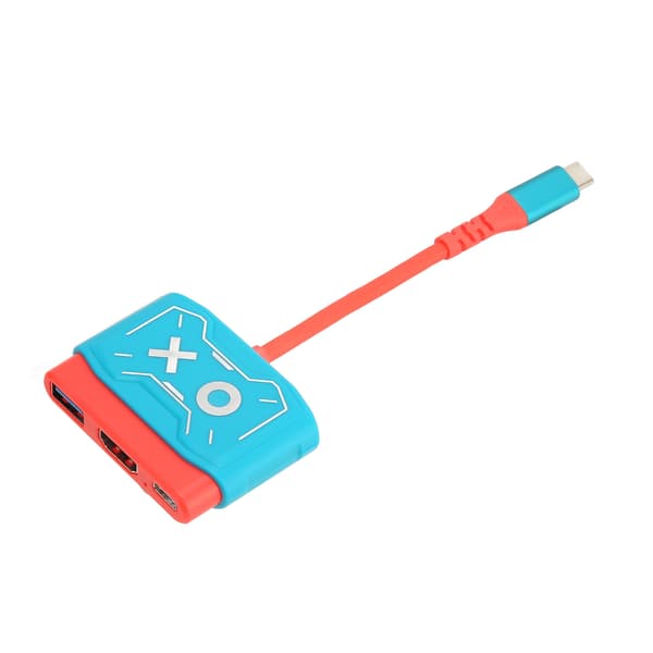 USB C til HD Multimedia Interface Videoomformer 3 i 1 HD 4K Plug and Play Omformeradapter for Switch for MacBook