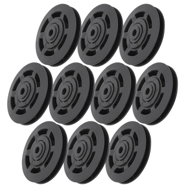 10 st/set 95MM Universal Nylon Lager Remskiva Hjul Byte Gym Fitness Utrustning
