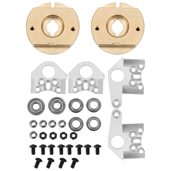 2 st RC mässingshjulvikter ersättning för Axial Wraith 90018