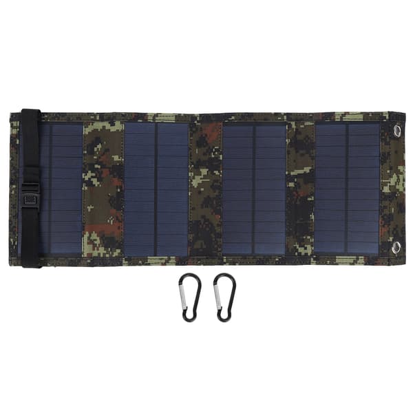 10W 5.5V Foldbart solpanel Udendørs nødoplader Fotovoltaisk panel til telefon Power Bank
