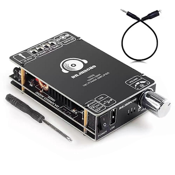 -1002S Bluetooth förstärkar kort 100W+100W 12-24V B