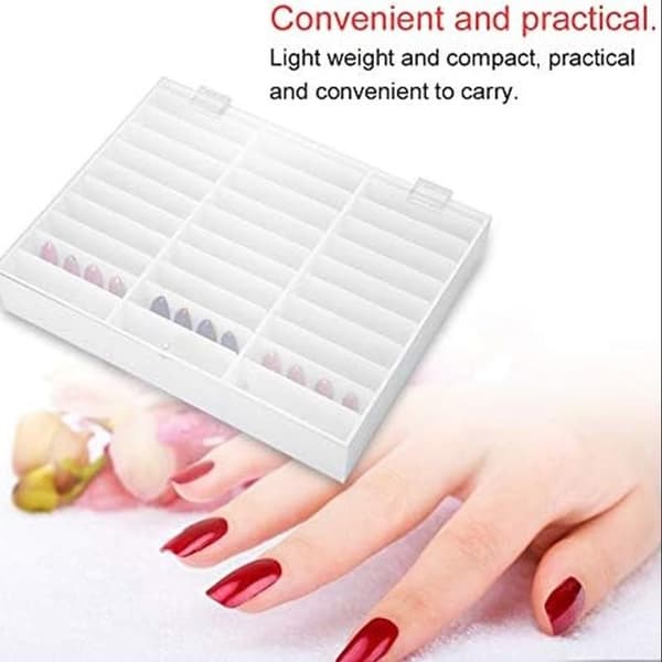 32x25x4cm Nail Storage Rack Nail Storage Box Nail Salon Empty Nail Display Nail Storage