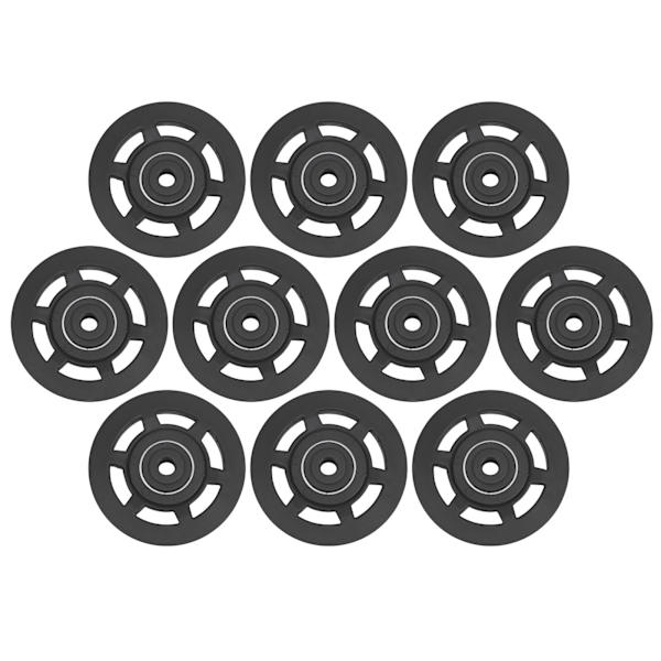 10 st/set 95MM Universal Nylon Lager Remskiva Hjul Byte Gym Fitness Utrustning
