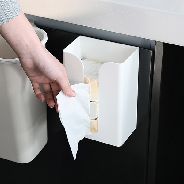Kjøkken Toalettpapirboks Selvklebende veggmontert papirhåndkleholder Toalettpapirboks