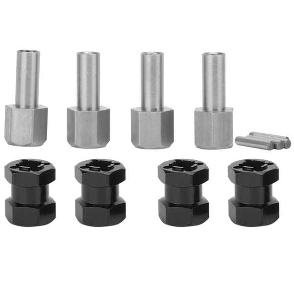 RC-förlängningshjul Hex Hub-drivrutinsadapter Passar för D90 AX10 CC01 SCX10 F350 Svart
