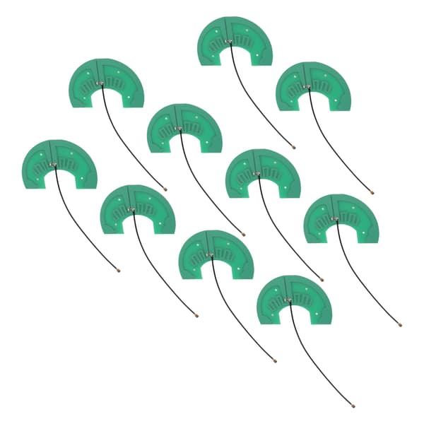 10 stk. Intern Antenne U Form 4G 8DBI Signalstabilisering PCB Hårdt Kort Indbygget Antenne