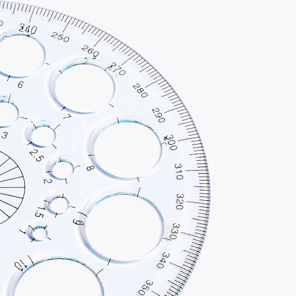 Monitoiminen geometrinen viivain, geometrinen piirustusmalli, mittaustyökalu kouluun, toimistoon, arkkitehtuuritarvikkeet