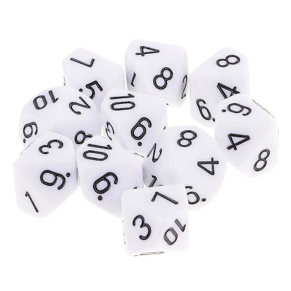 20 kpl 10-sivuista noppaa D10 monisivuista noppaa Dungeons and Dragons -peleihin