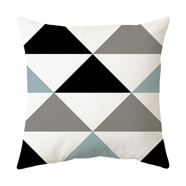 Sett med 4 Putetrekk 45x45cm Dekorativt Enkelt Putetrekk Sofa Hjemmedekorasjon (*uten pute*)