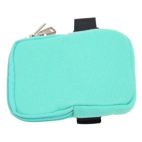 Vannflaskepose Anti-skli Vanntett Justerbar stropp Stor kapasitet Vannflasketelefonholder for Camping Running Green