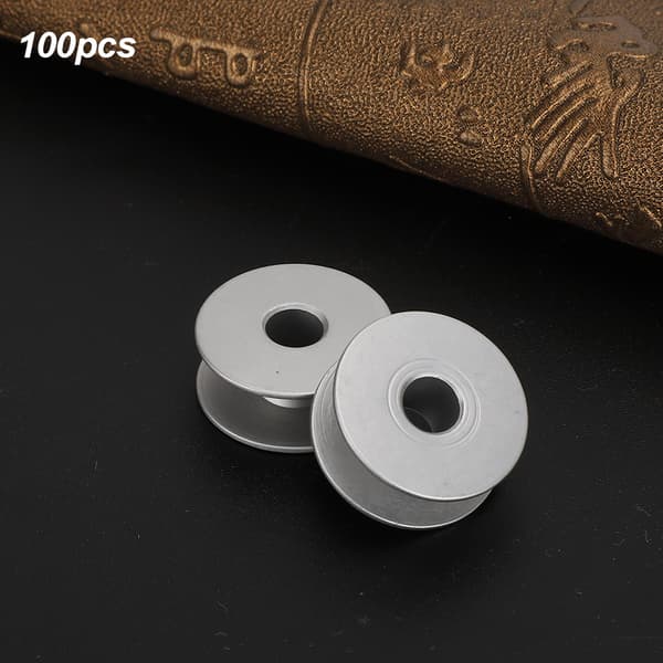 100 stk. metallspoler for flat broderi bil symaskin erstatningstilbehør 40264A Flat