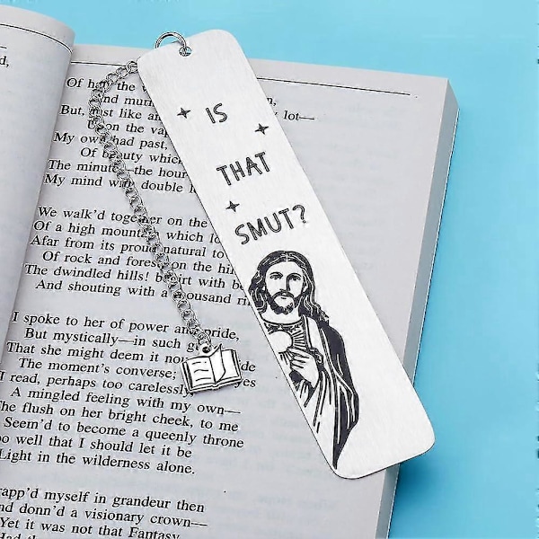 Jesus Bokmerke Morsomme Bokgave, Tittende Jesus Er Det Smuss? Bokmerke med Dusker, Nyhet Bokmerker Side Markør Gave til Bokelsker A