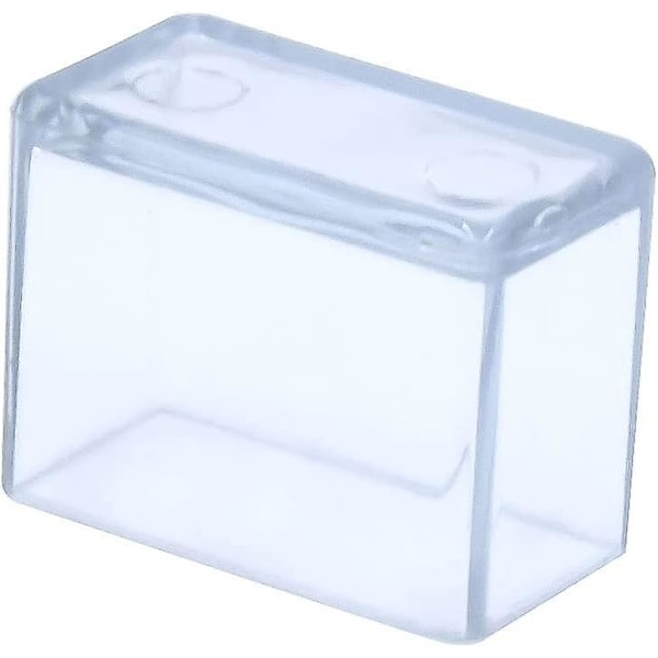 PVC Stoltrekk Benbeskyttere Ripebestandig Rektangulær 15 x 30mm (1,5 x 3,0cm) Klar 12 stk