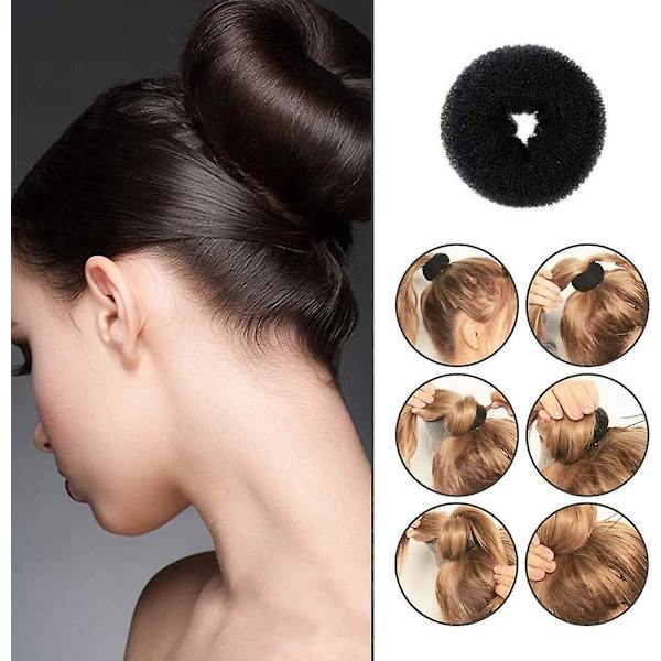 Hårstylingtillbehörsset - French Braid & Bull Tool Set - Svarta clips, stift och band