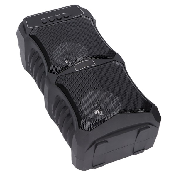 Bärbar trådlös Bluetooth-högtalare med djup bas och LED-ljus för möten, lektioner och utomhusfester
