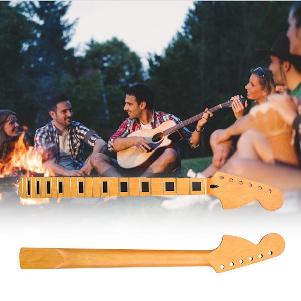 Gitarrhals Elektrisk Gitarrersättning 22 Band Gitarrhalsersättning för Elektrisk Gitarr