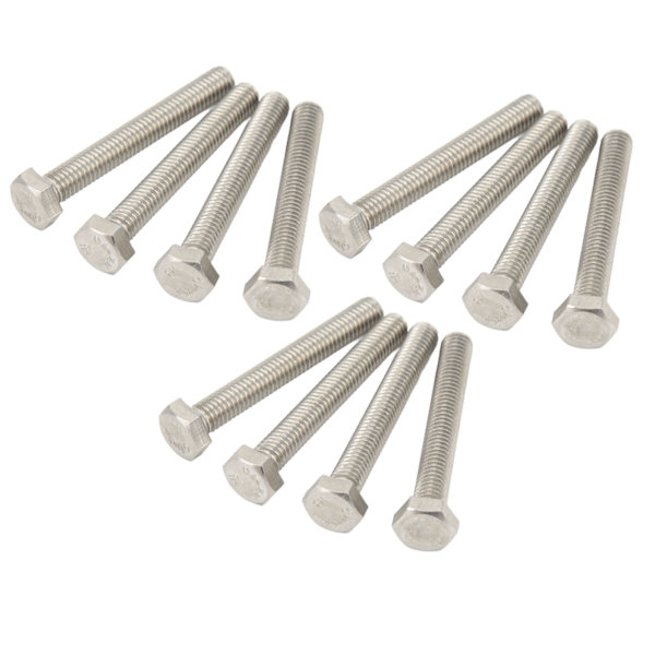 12 st Marine Hex Socket Skruv Rostfritt Stål Hög Hårdhet Pump Impeller Skruvbult för Båtreparation