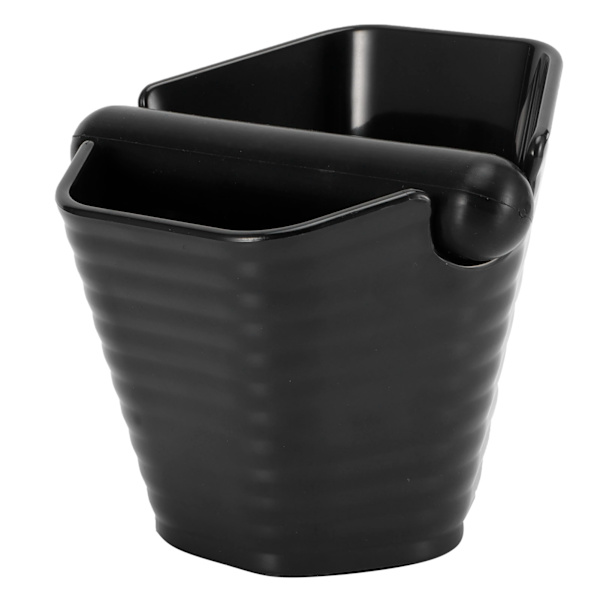 Hexagonal stil kaffeknacklåda Halkfri kaffesumpshink med knockbar Hushållssvart