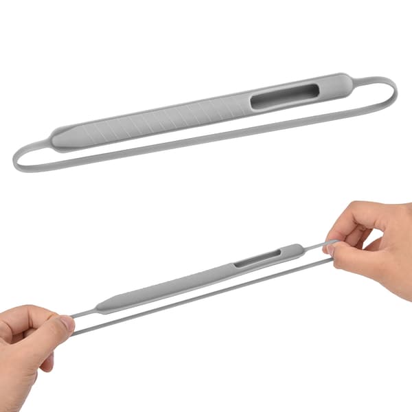 Silikonpennfodral för Apple Pencil 1:a och 2:a generationens skyddsfodral grå