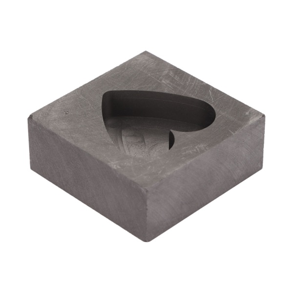 Grafitform Form Grafitgjutning Mould för guld Silver Mässing Koppar Aluminium Zink Raffinering Smältning