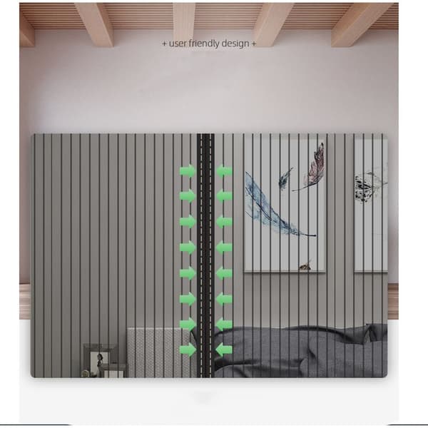 Magnetisk insektgardin 80x200cm (svarte striper + borrelås + spiker)