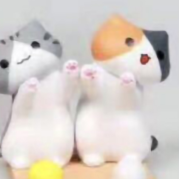 Cute Cat Smartphone Stand Safe PVC Mångsidig Desktop Cartoon Cat Telefonhållare för mobiltelefoner B