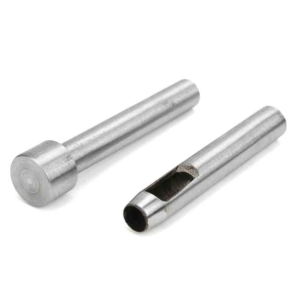 3 stk maljer hullstanse rund hull rustfritt stål stanseverktøysett for klespenner 11,5 mm