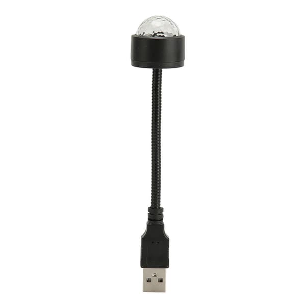 USB-projektorlys i aluminiumslegering til biltak, USB-stjernenattlysdekorasjon for soverom, fest, bar