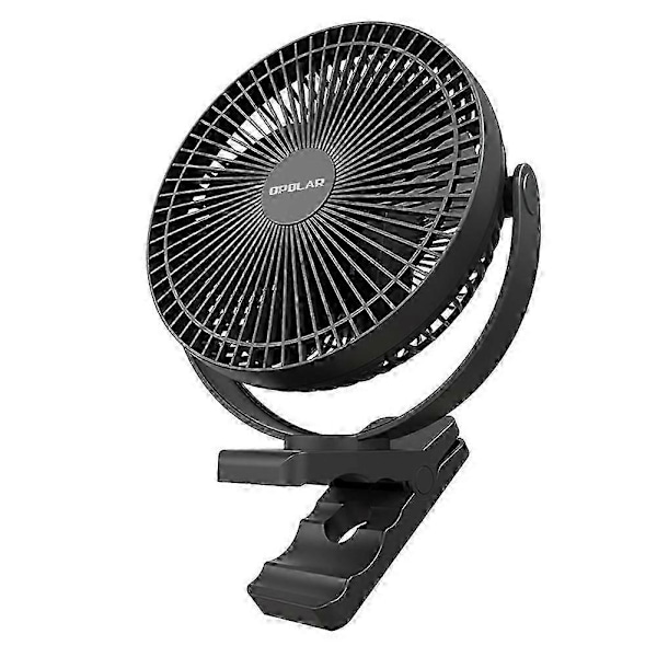 OPOLAR Bærbar Ventilator 10000mAh Genopladelig USB Bordventilator Lille Mini Støjsvag Skrivebordsventilator Kompatibel Kontor Hjem Soveværelse, Stærk Luftstrøm,